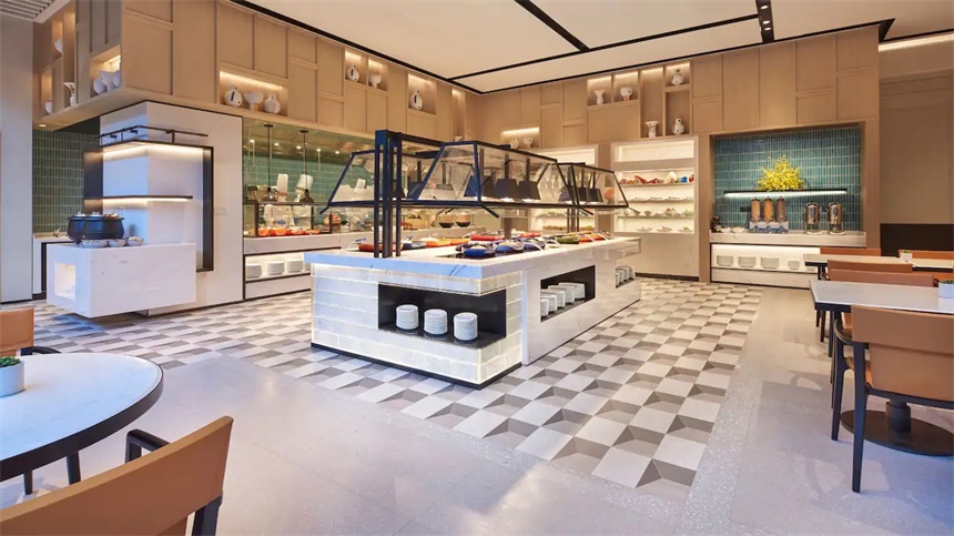 星級酒店自助餐保溫加熱餐臺