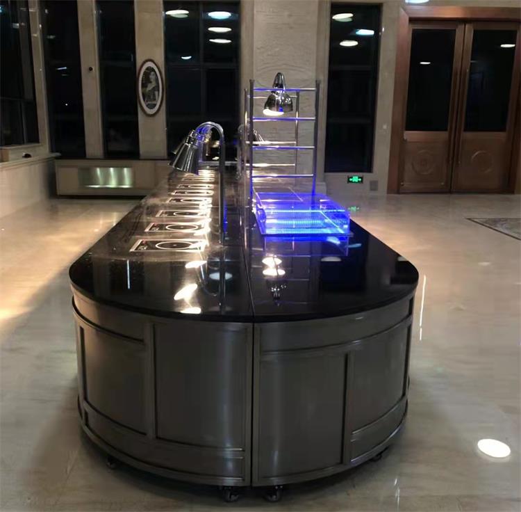 不銹鋼高級(jí)自助餐臺(tái)_不銹鋼自助餐保溫加熱餐臺(tái)