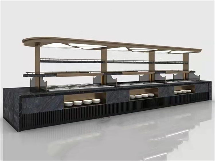 企業食堂早餐廳自助餐臺移動布菲臺